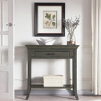 Topol Tray Edge Solid Wood Console Table - Image 9