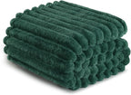 Exclusivo Mezcla Striped Twin Size Fleece Blanket - Image 8