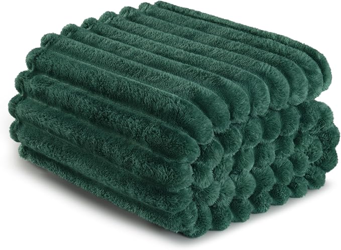 Exclusivo Mezcla Striped King Size Fleece Blanket - Image 8