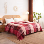 Bohemian Chenille Jacquard Tassel Throws - Image 4