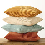 MIULEE Fall Teal Orange Decorative Throw Pillow Covers 18x18 Inch Set of 4 Boho - Image 7
