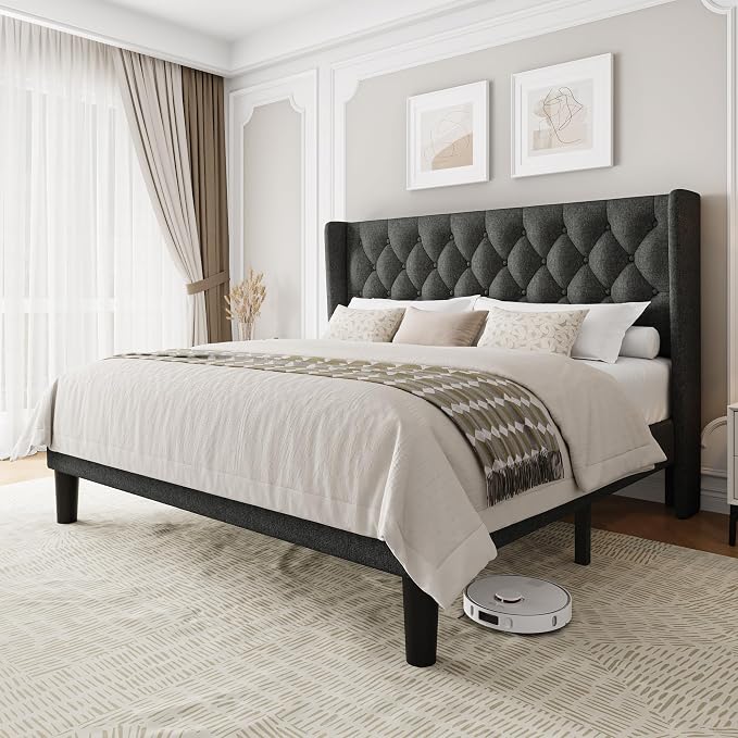 Einhomn King Size Platform Bed Frame by Einhomn