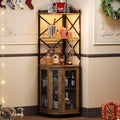 JKsmart Corner Bar Cabinet by JKsmart