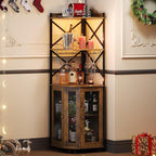 JKsmart Corner Bar Cabinet by JKsmart