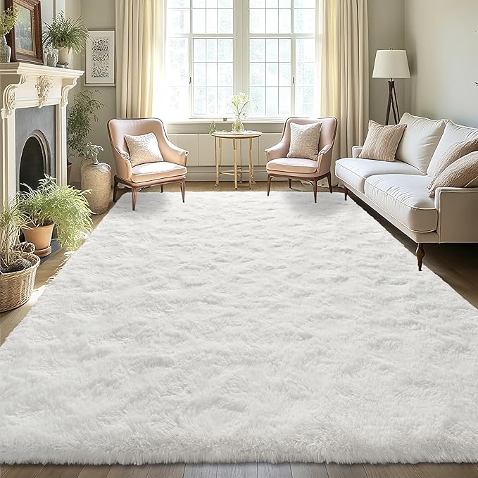 LOCHAS Area Rugs Fluffy Living Room Carpets by LOCHAS