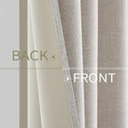 MIULEE 100% Blackout Linen Curtains - Image 6