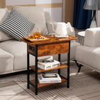 Yoobure End Table with Charging Station, Flip Top Side Table with USB Ports and - Image 10