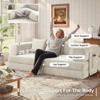 MoonSpeak 78.8''Sleeper Couch Bed - Image 8
