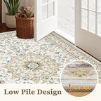 10x12 Area Rugs Living Room: Washable Boho Rug - Image 9