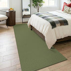 KOZYFLY Cotton Runners for Hallway 3x8, Wide Washable Runner Rug, Woven Non - Image 8