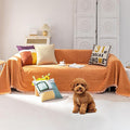VClife Couch Cover Bohemian Orange Sofa Covers by VCLIFE