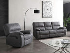 Betsy Furniture Microfiber Reclining Sofa Couch Set Living Room Set 8007 by BetsyFurniture