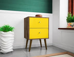 Manhattan Comfort Liberty Mid Century Modern Nightstand - Image 2