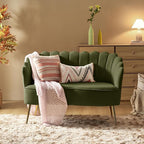 HULALA HOME Modern Velvet Loveseat Sofa - Image 7