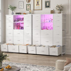 EnHomee 51" H White Dresser - Image 8