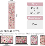 DUKINO 2x10 Runner Rug, Floral Washable Kitchen Runner Rug Non Slip, Low Pile - Image 2
