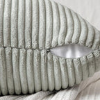 MIULEE Silver Grey Decorative Throw Pillow Covers 16x16 Inch - Image 3
