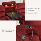 MCombo 87.2'' Wall Hugger Power Recliner Sofa - Image 7