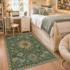 Vacuum-Friendly, 3x5 Washable Area Rug by meejou