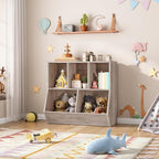HOOBRO Kids Bookshelf, Bookcase Footboard, Toy Storage Cubby, Children's Toy - Image 2