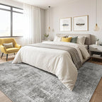 LOONGRUG 8x10 Area Rugs Washable Large Neutral Modern Living Room Rug | - Image 4