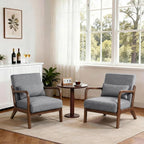 Mid Century Accent Chair, Comfy Arm Chair - Image 3