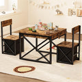 Kids Table and 2 Chairs Set, 4 in 1 Toddler Activity Table and Chairs Set by INNODToddlerTower
