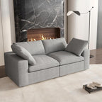 Cloud Modular Sectional Sofa Couch, 80.3" Convertible Couches Lovesofa - Image 3