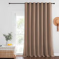 NICETOWN Patio Curtain Room Darkening, Cappuccino, 1 Panel by NICETOWN