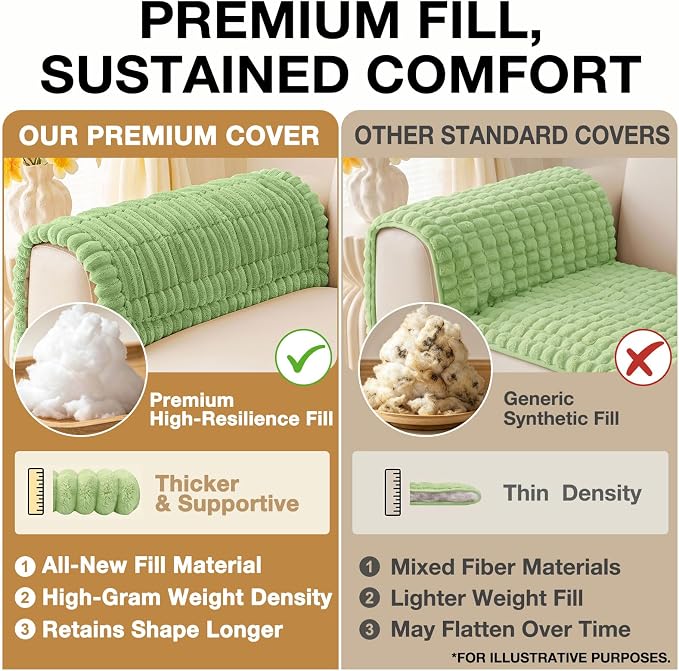 Couch Cover for Dogs, Washable Non Slip Plush Flannel Sofa Protector | Thick - Image 10