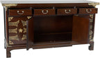 Oriental Furniture Korean Antique Style Coffee Table Low Chest - Image 3