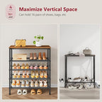 Tajsoon 5 Tier Shoe Rack Organizer - Image 5