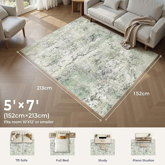 DMOYEST Area Rug Living Room Rugs - Image 2