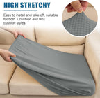 Water Repellent Sofa Cushion Slipcovers, Stretch Seat Cushion Covers Sofa Covers - Image 5