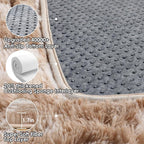 Runner Rugs for Bedroom Living Room, 2x6 Tie-Dyed Beige Hallway Area Rug | - Image 3
