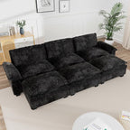 mestyl Modular Sectional Sofa Comfy Cloud Couch, 3 Deep Seat Sleeper Sofa Couch by MESTYL