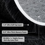 10x14 Ft Extra Large Shag Rugs for Living Room, Ultra Soft Fluffy Furry Area - Image 8