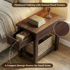 Armocity Narrow End Table with Charging Station - Image 7