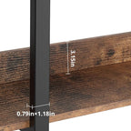 IRONCK Bookcase and Bookshelves Triple Wide 5 Tiers Large Open Shelves - Image 5