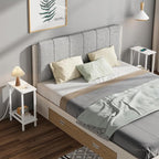 TUTOTAK Small End Table with Charging Station, Narrow Side Table with USB Ports - Image 5