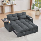 hansones 65'' 3-in-1 Folding Convertible Sofa Bed, Pullout Sofa, Modern - Image 3