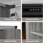 YESHOMY Fireplace TV Stand - Image 6