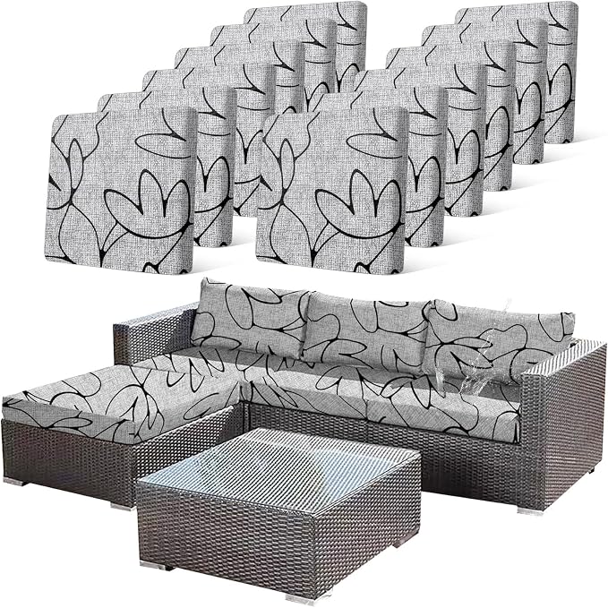 CALBODE 12PCS Waterproof Patio Sofa Covers by CALBODE