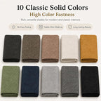 Mini Chenille Linen Blend Upholstery Fabric by the Yard, 57 Inch Wide Soft - Image 4