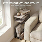 Narrow Side Table, 3-Tier Slim End Table - Image 9