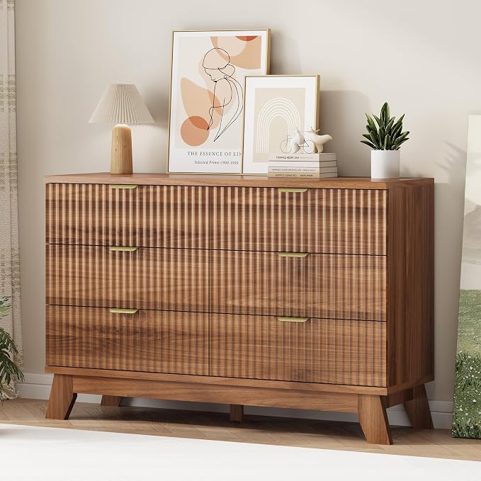 Xixini Fluted Dresser for Bedroom - Image 4