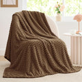 BEDELITE Brown Large Throw Blanket by BEDELITE