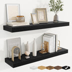 fuqing Floating Shelves for Wall, Wall Mounted Wood Floating Shelf by Fuqing