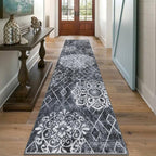 HEBE Hallway Runner Rug 2'8''x12', Washable Non Slip Kitchen Rug Runner | Soft - Image 7