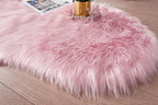 SERISSA 2x6 Fluffy Pink Faux Fur Area Rug - Image 5